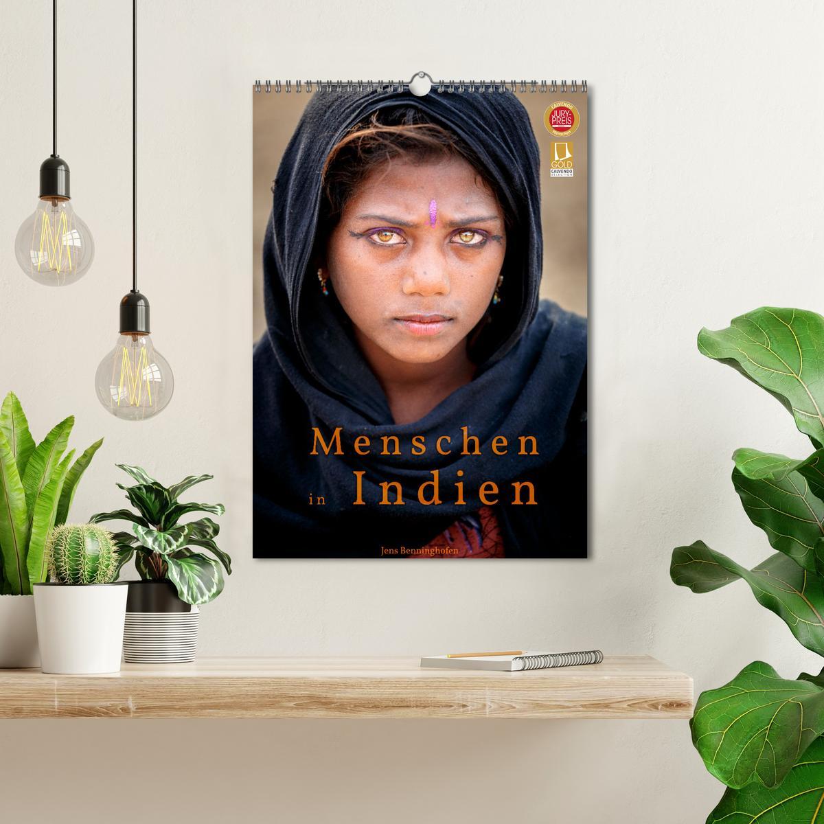 Bild: 9783435914098 | Menschen in Indien (Wandkalender 2025 DIN A3 hoch), CALVENDO...