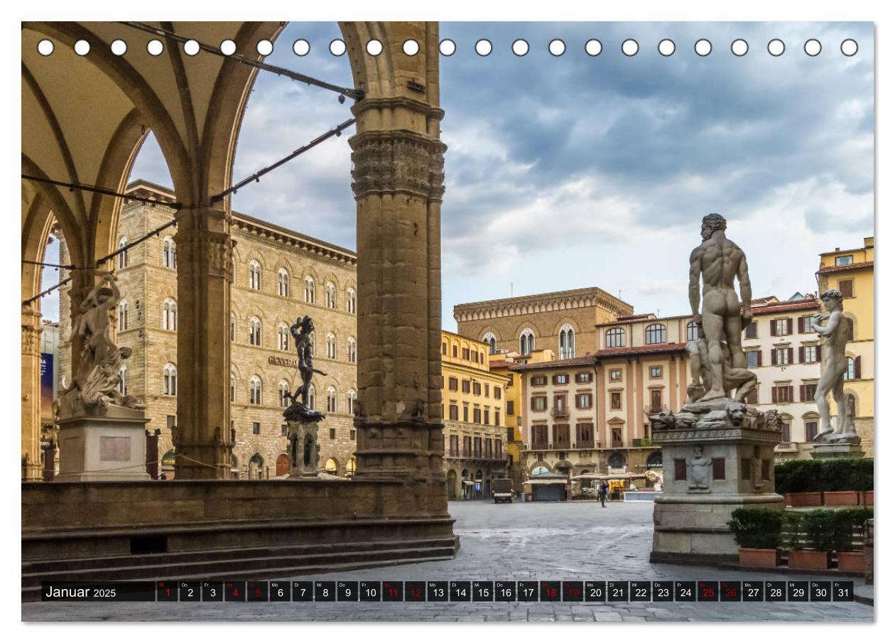 Bild: 9783435455393 | Impressionen aus FLORENZ (Tischkalender 2025 DIN A5 quer), CALVENDO...