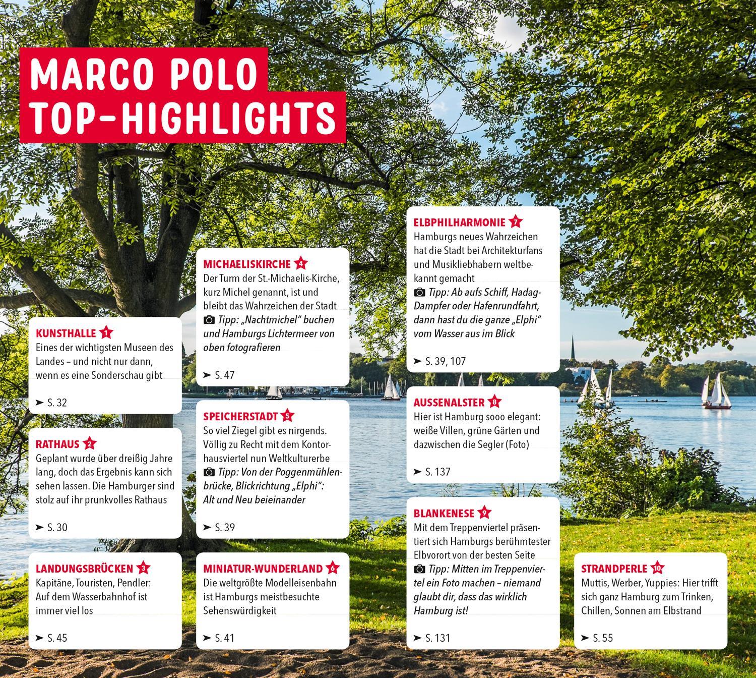 Bild: 9783829719261 | MARCO POLO Reiseführer Hamburg | Dorothea Heintze | Taschenbuch | 2023