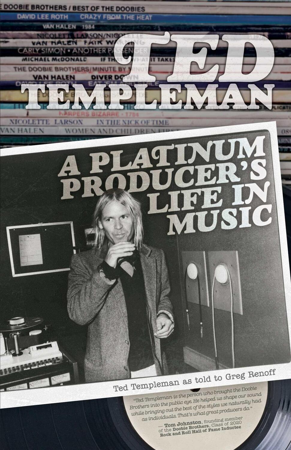 Cover: 9781770414839 | Ted Templeman | A Platinum Producer's Life in Music | Templeman Ted