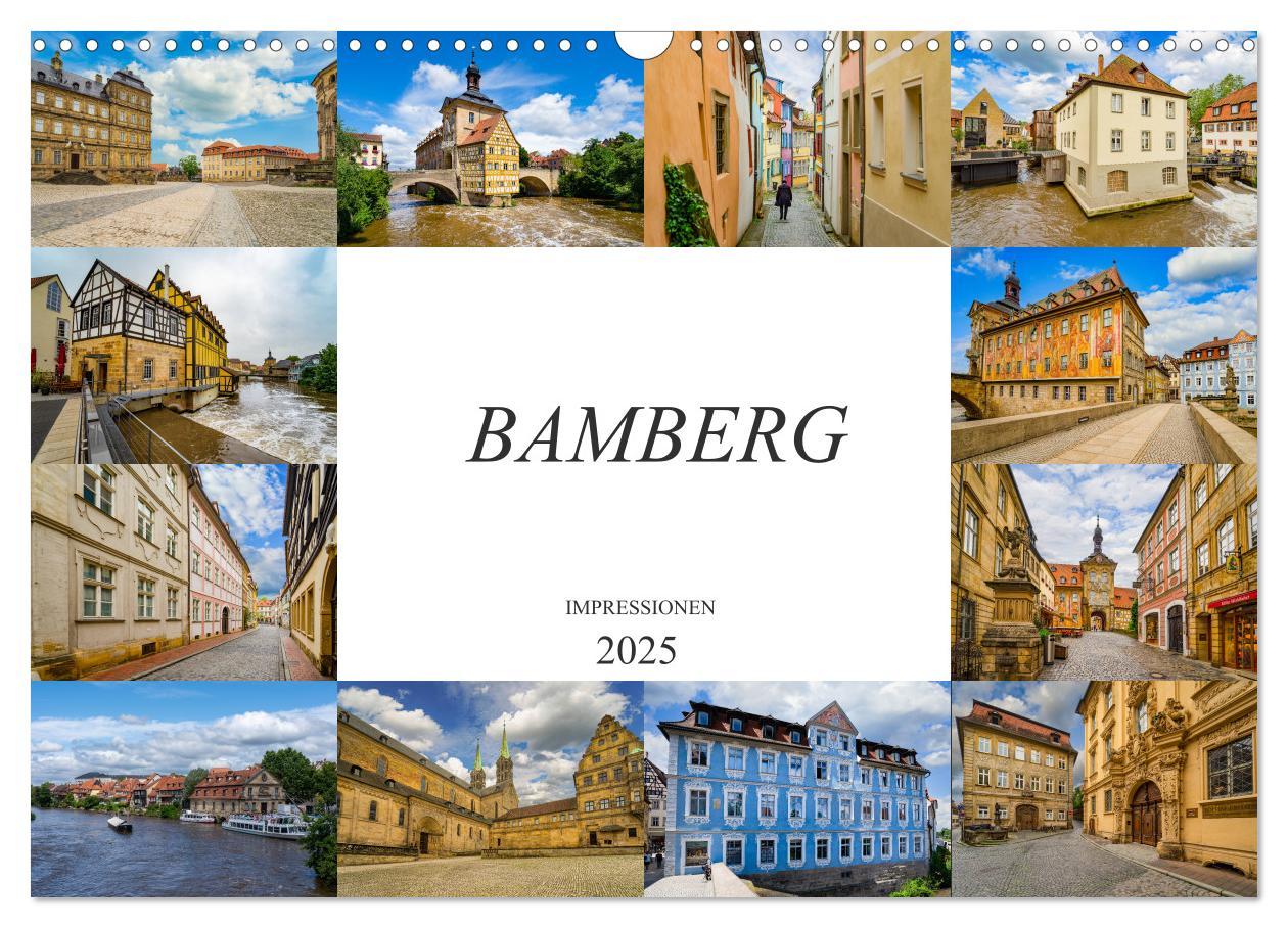 Cover: 9783435229352 | Bamberg Impressionen (Wandkalender 2025 DIN A3 quer), CALVENDO...