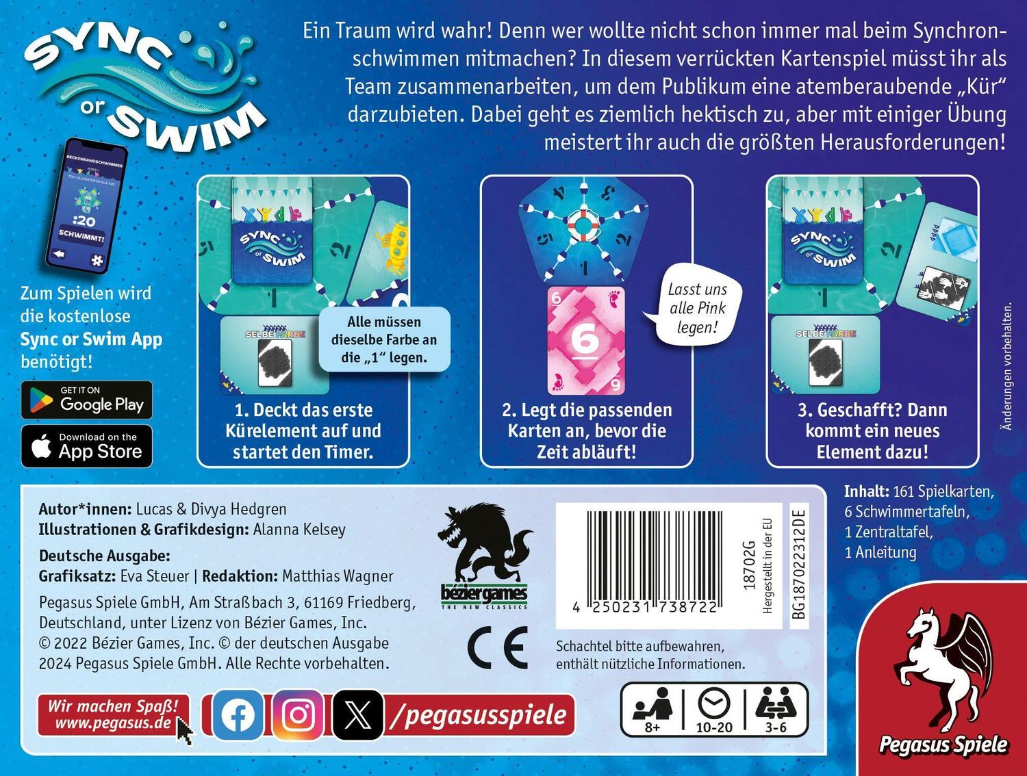 Bild: 4250231738722 | Sync or Swim | Spiel | 18702G | Deutsch | 2024 | Pegasus Spiele GmbH