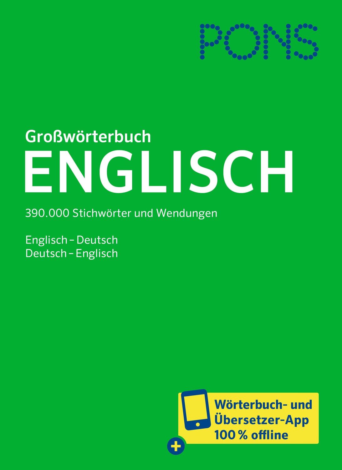 Cover: 9783125162785 | PONS Großwörterbuch Englisch | Bundle | PONS-Wörterbücher | 1 Buch