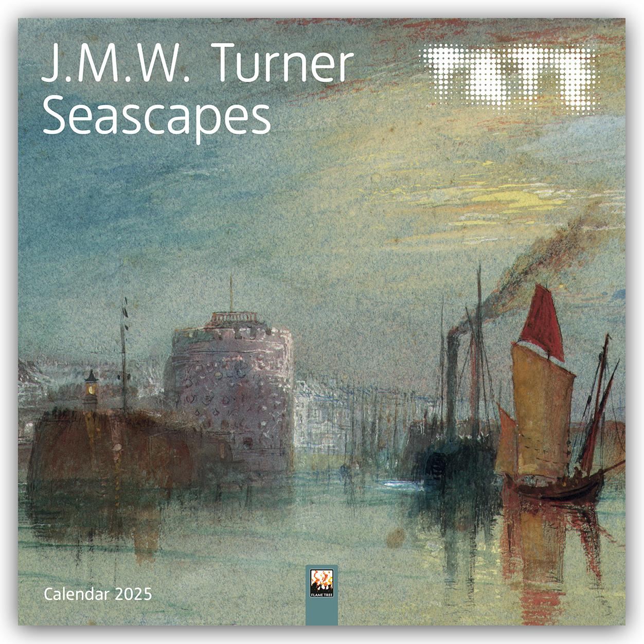 Cover: 9781835620564 | Tate: J.M.W. Turner Seascapes Wall Calendar 2025 (Art Calendar) | 2025