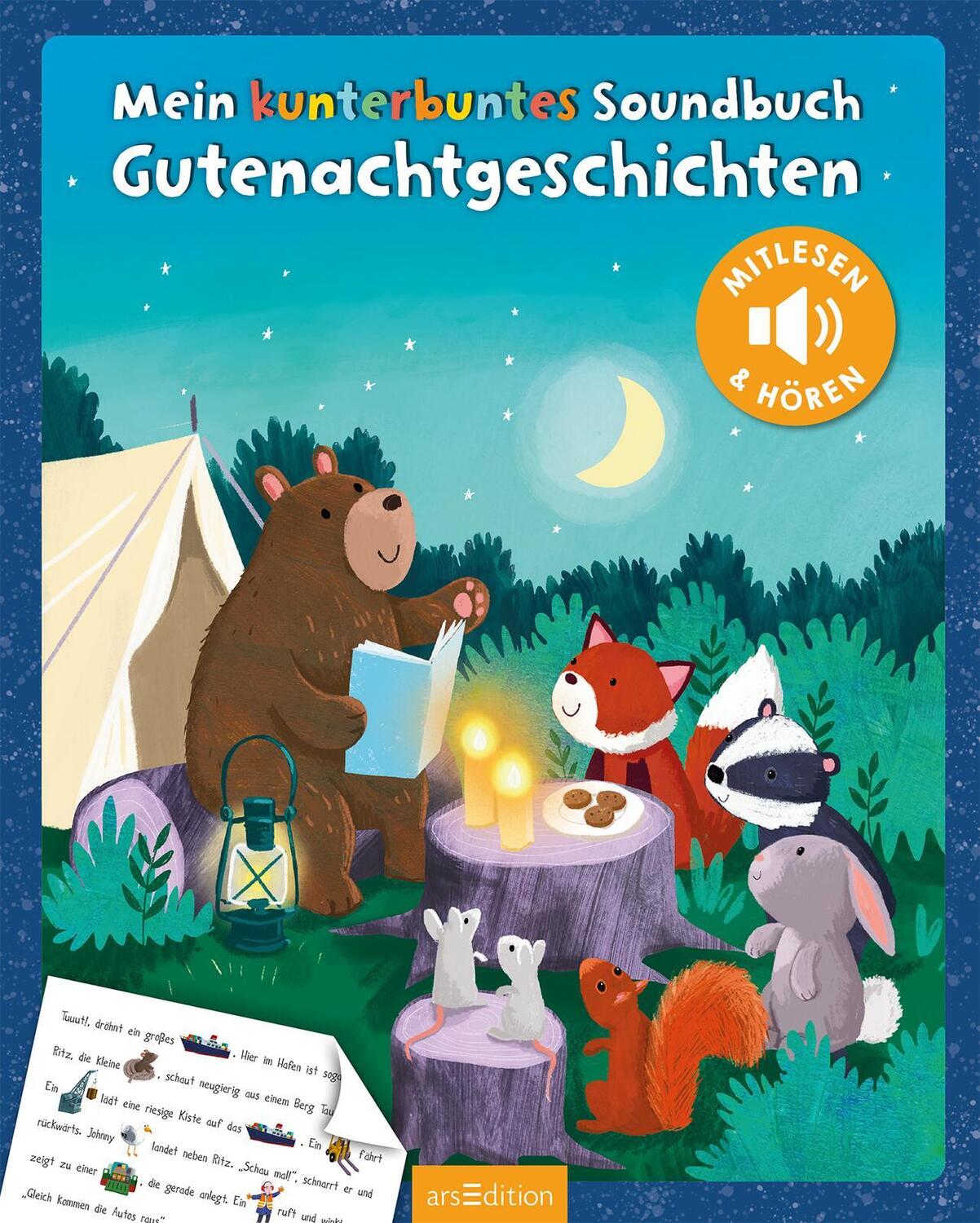 Bild: 9783845851563 | Mein kunterbuntes Soundbuch: Gutenachtgeschichten | Mitlesen und hören