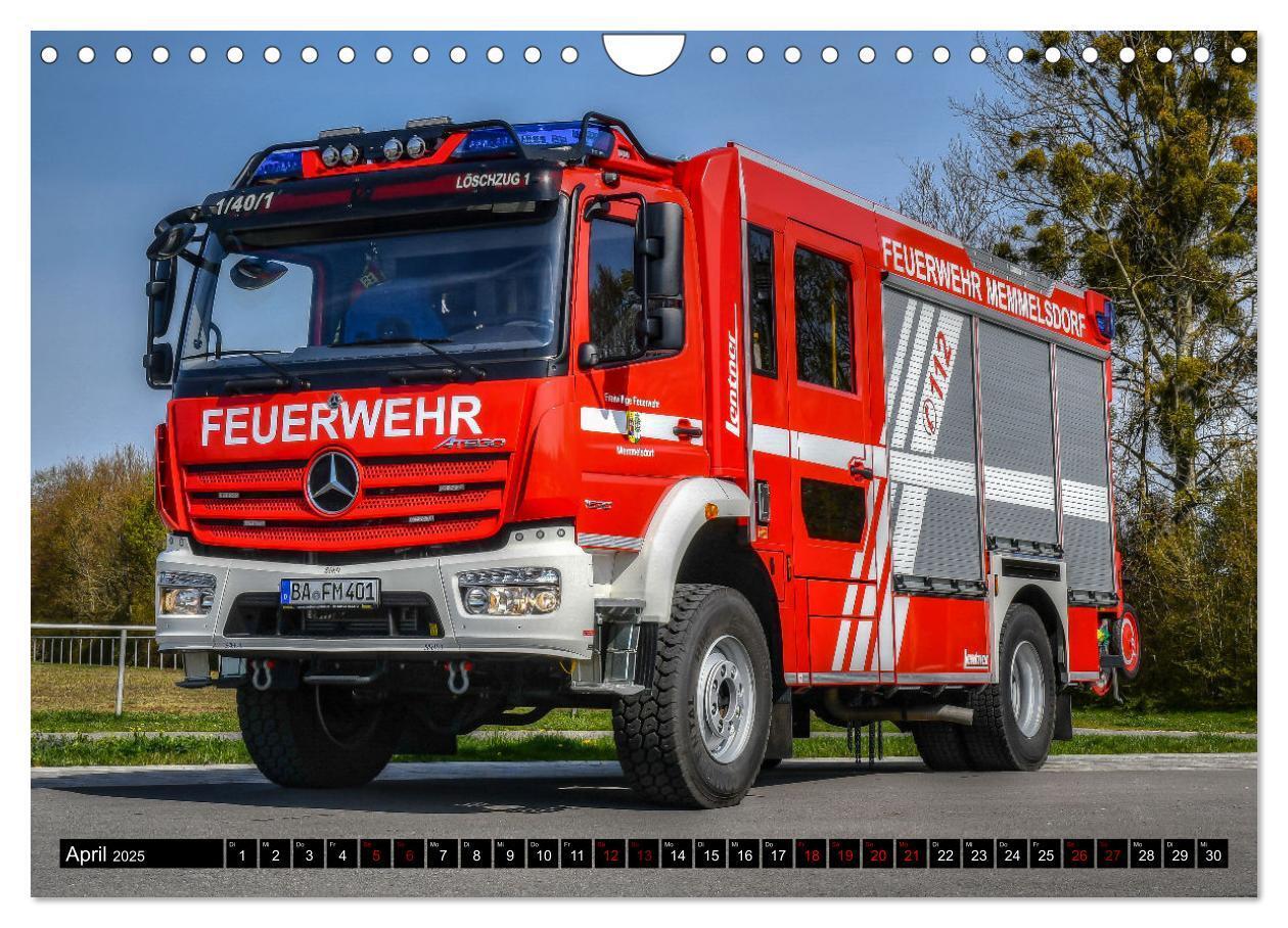 Bild: 9783435037322 | Feuerwehrfahrzeuge (Wandkalender 2025 DIN A4 quer), CALVENDO...