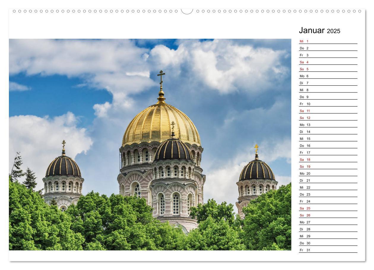 Bild: 9783435427024 | Ein Wochenende in Riga (Wandkalender 2025 DIN A2 quer), CALVENDO...