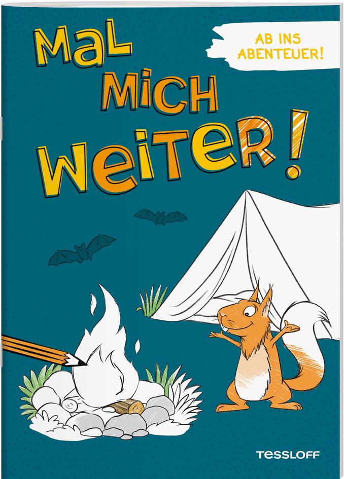 Cover: 9783788647025 | Mal mich weiter! Ab ins Abenteuer! | Malen für Kinder ab 7 Jahren