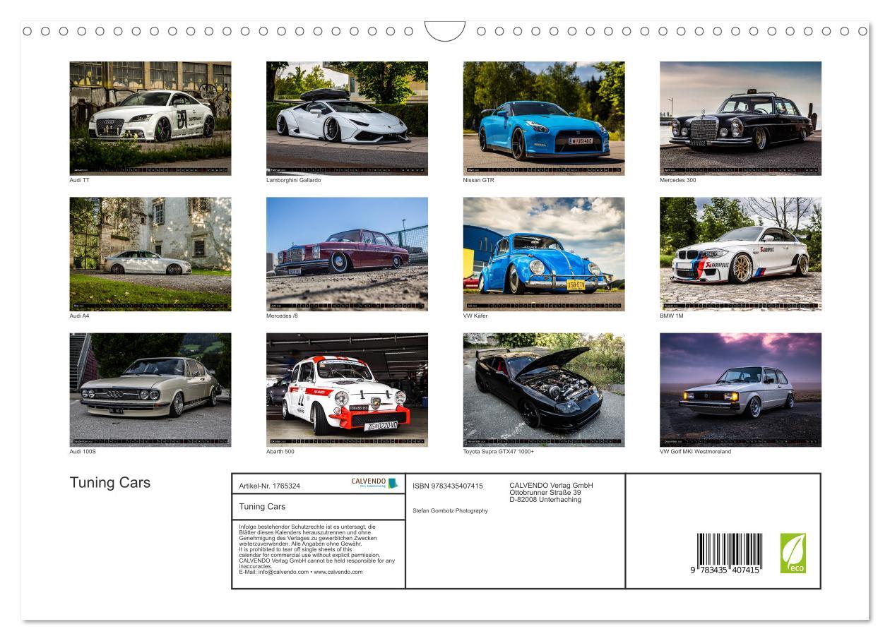 Bild: 9783435407415 | Tuning Cars (Wandkalender 2025 DIN A3 quer), CALVENDO Monatskalender