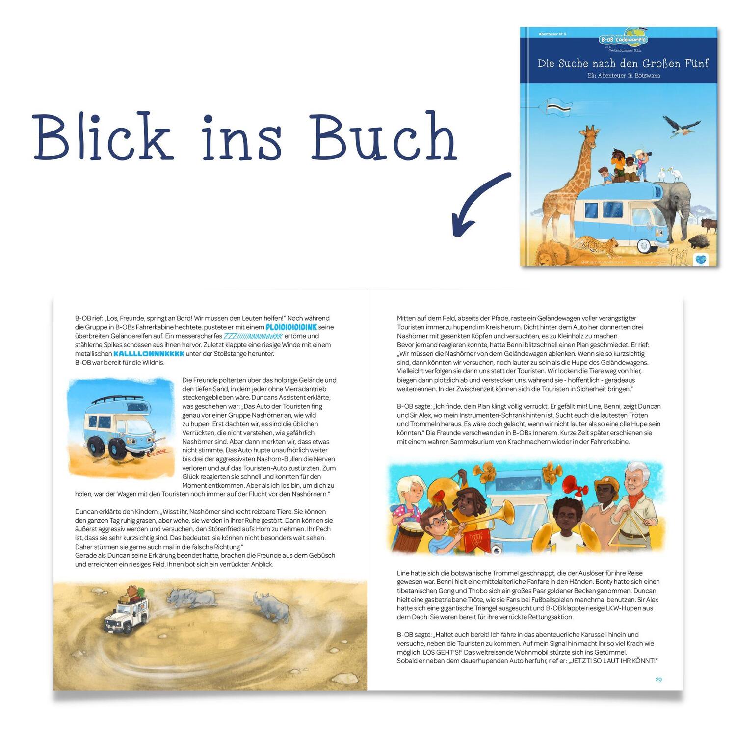 Bild: 9783985980055 | Die Suche nach den Großen Fünf | Ein Abenteuer in Botswana | Buch