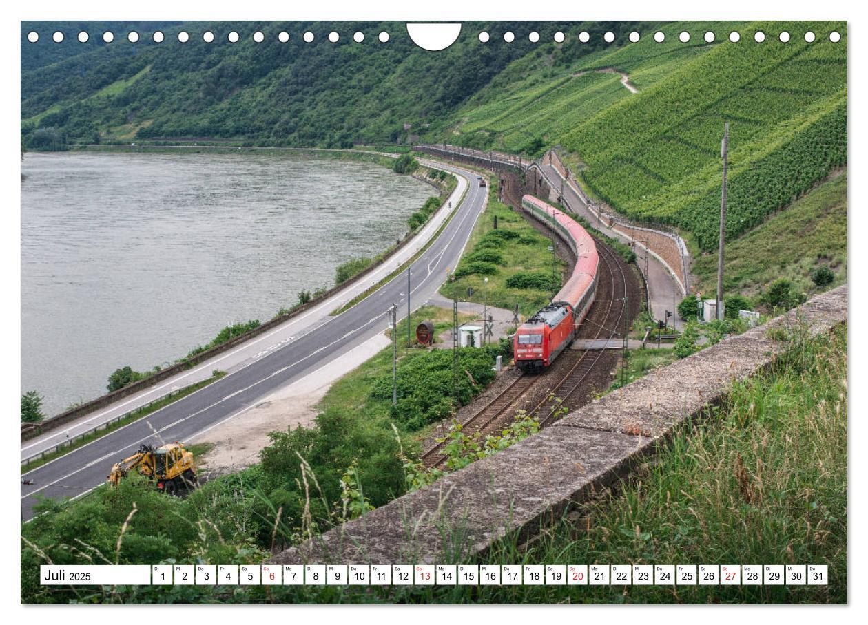 Bild: 9783435705078 | Eisenbahn an Rhein und Mosel 2025 (Wandkalender 2025 DIN A4 quer),...