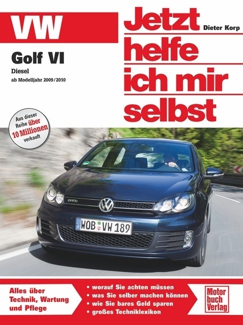 Cover: 9783613031357 | VW Golf VI Diesel - ab Modelljahr 2009/2010 | Dieter Korp | Buch