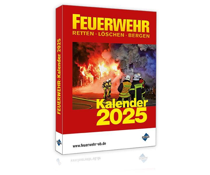 Cover: 9783988750761 | FEUERWEHR Kalender 2025 | Forum Verlag Herkert Gmbh | Taschenbuch