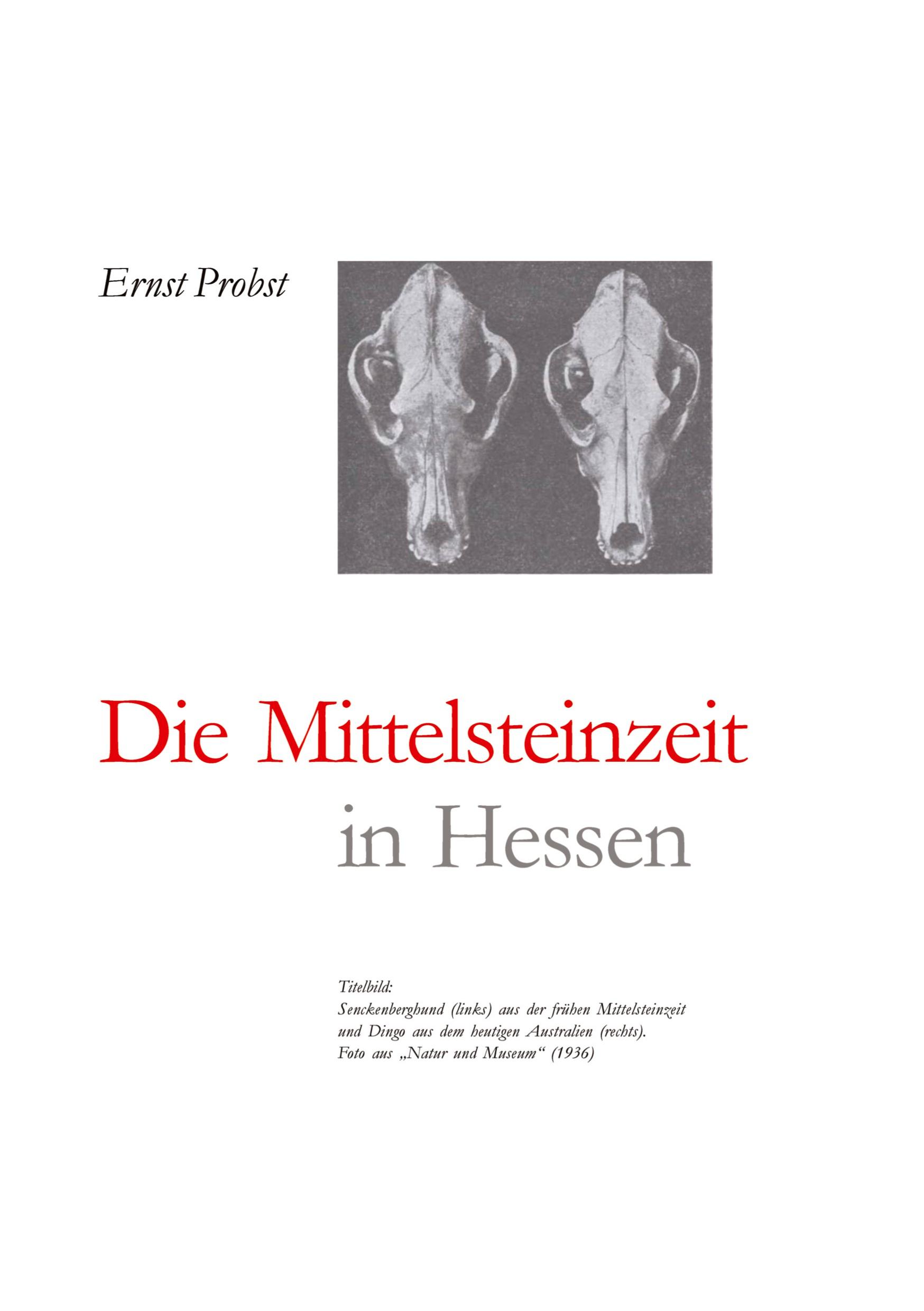 Cover: 9783384444752 | Hessen in der Mittelsteinzeit | Ernst Probst | Buch | 88 S. | Deutsch