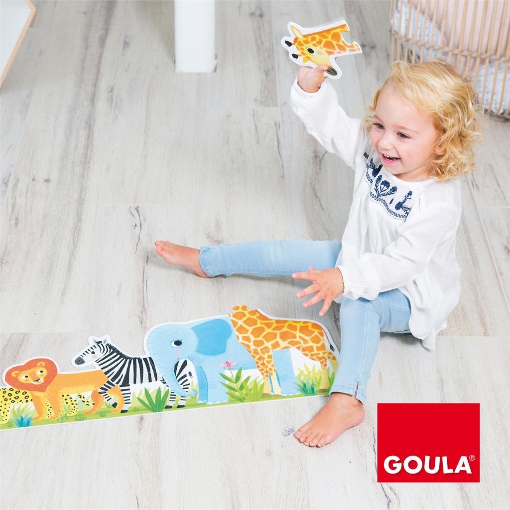 Bild: 8410446534267 | Goula Puzzle XXL Dschungel, von klein bis groß - 16 Teile | Spiel