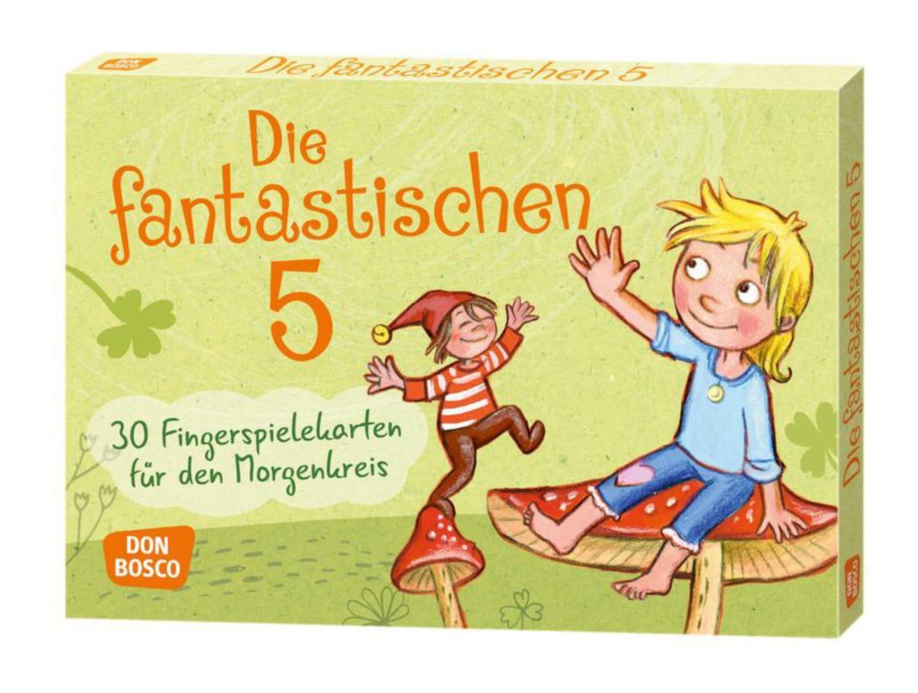 Cover: 4260179512957 | Die fantastischen Fünf | 30 Fingerspielekarten für den Morgenkreis