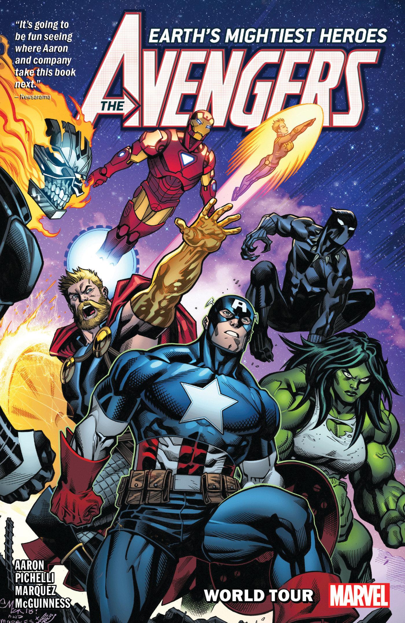 Cover: 9781302911881 | AVENGERS BY JASON AARON VOL. 2: WORLD TOUR | Jason Aaron | Taschenbuch