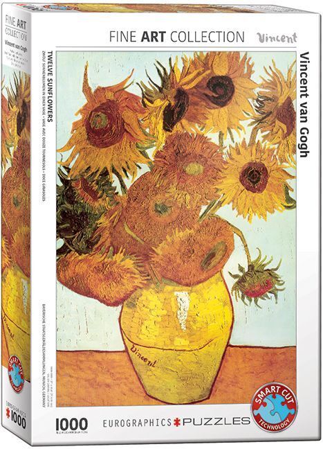 Bild: 628136636889 | Twelve Sunflowers by van Gogh (Puzzle) | Spiel | In Spielebox | 2018