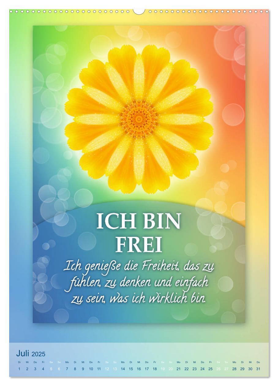 Bild: 9783435997695 | ICH BIN Licht und Liebe - Kalender (Wandkalender 2025 DIN A2 hoch),...