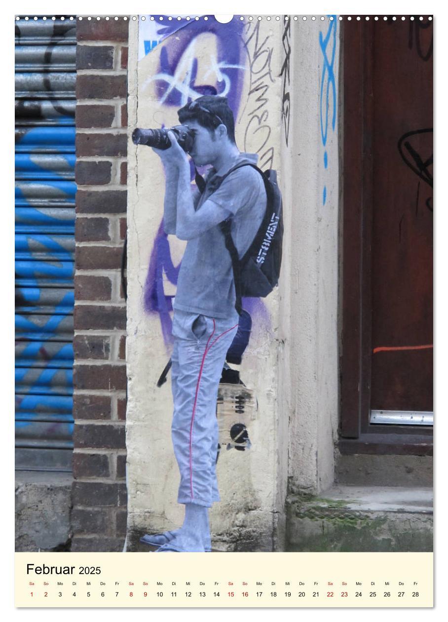 Bild: 9783435956043 | StreetArt London (Wandkalender 2025 DIN A2 hoch), CALVENDO...