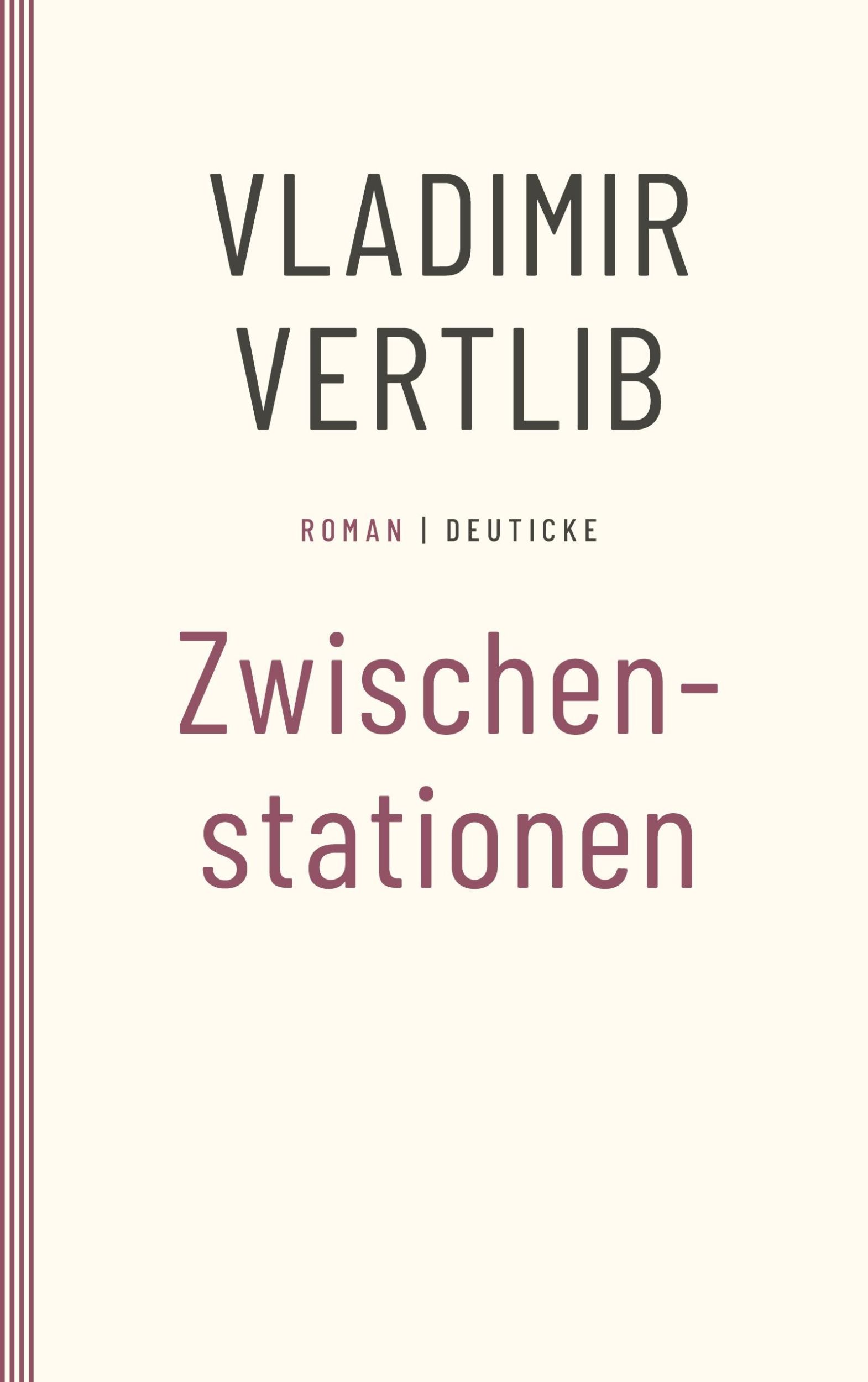 Cover: 9783552075535 | Zwischenstationen | Roman | Vladimir Vertlib | Taschenbuch | Paperback