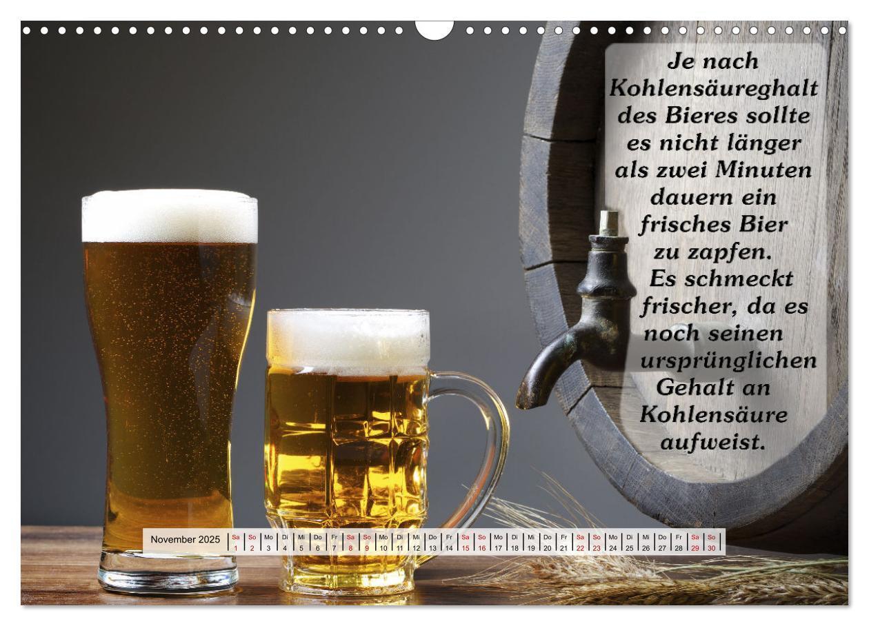 Bild: 9783435036806 | Wissenswertes über Bier (Wandkalender 2025 DIN A3 quer), CALVENDO...