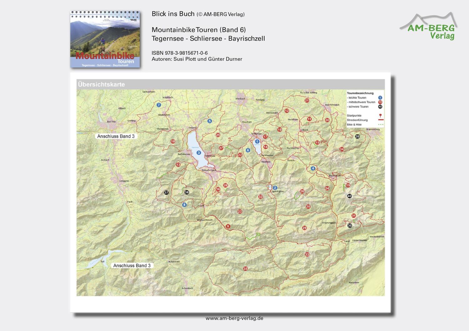 Bild: 9783981567106 | Mountainbike Touren Tegernsee - Schliersee - Bayrischzell | Band 6