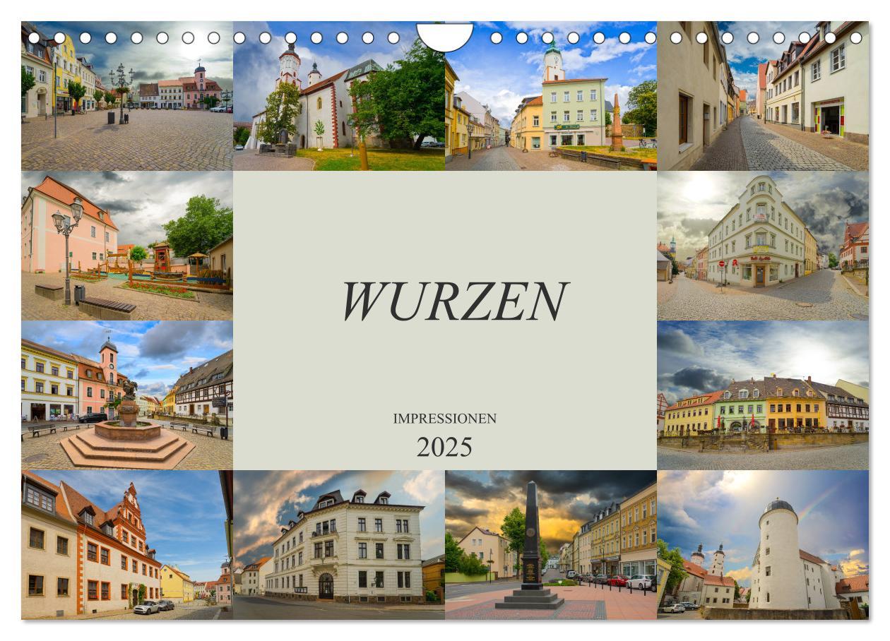 Cover: 9783435314256 | Wurzen Impressionen (Wandkalender 2025 DIN A4 quer), CALVENDO...