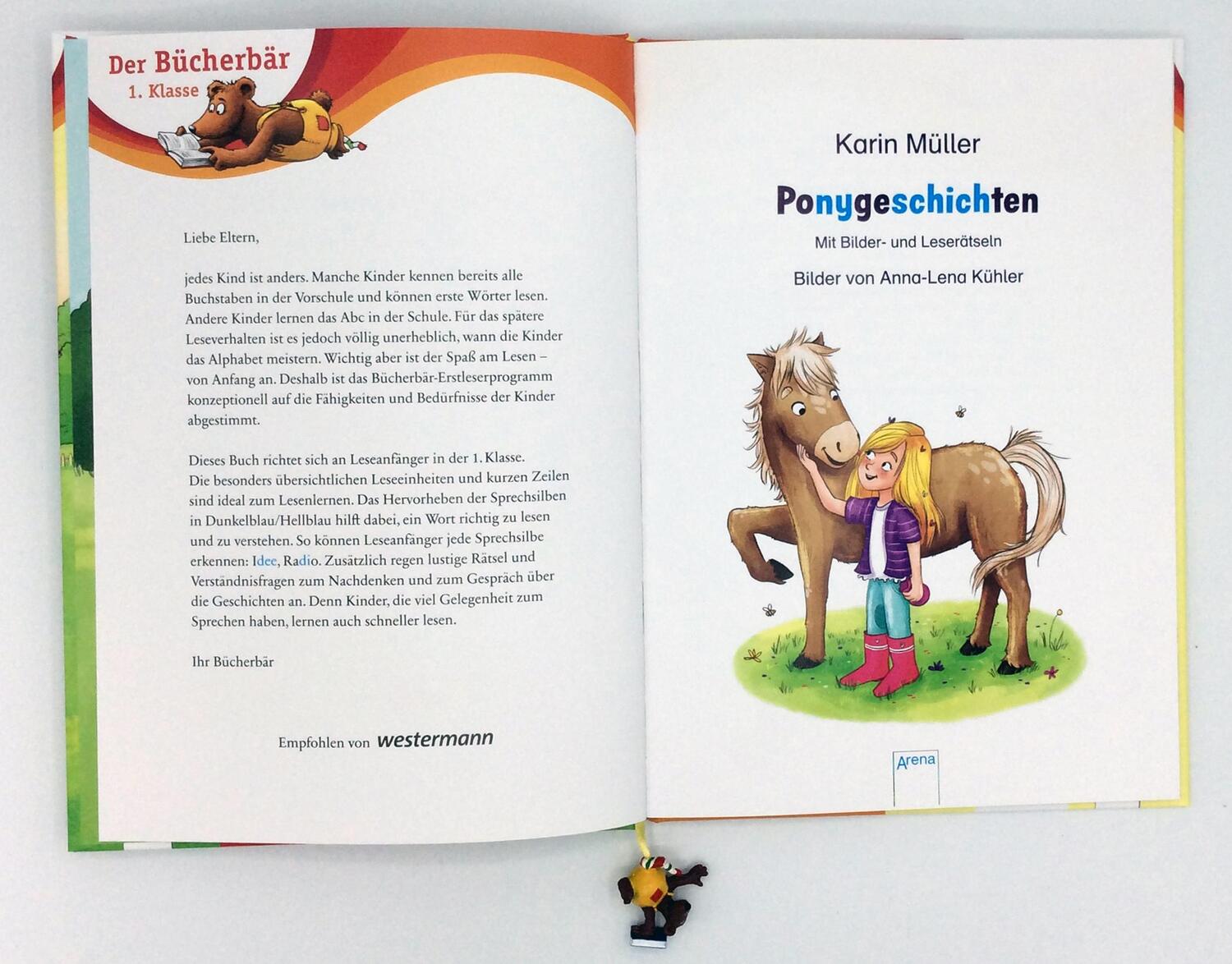 Bild: 9783401715681 | Ponygeschichten | Der Bücherbär: 1. Klasse. Mit Silbentrennung | Buch