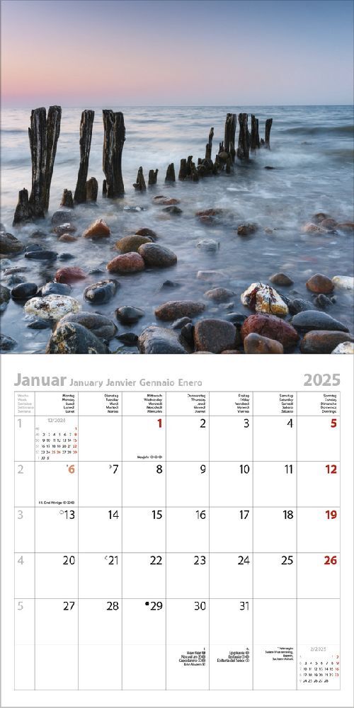 Bild: 9783731876496 | Meerblicke - Nord- und Ostsee 2025 | Korsch Verlag | Kalender | 13 S.