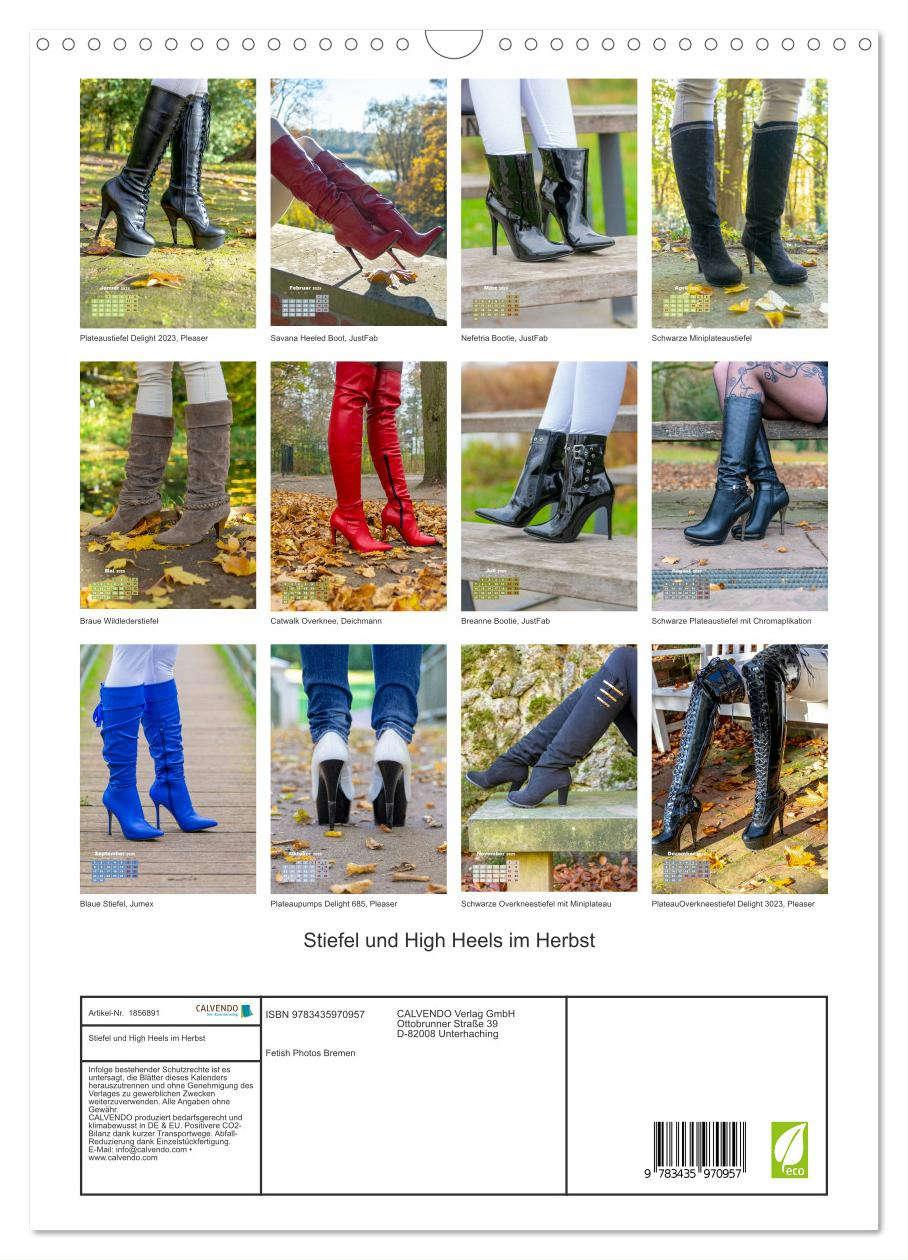 Bild: 9783435970957 | Stiefel und High Heels im Herbst (Wandkalender 2025 DIN A3 hoch),...