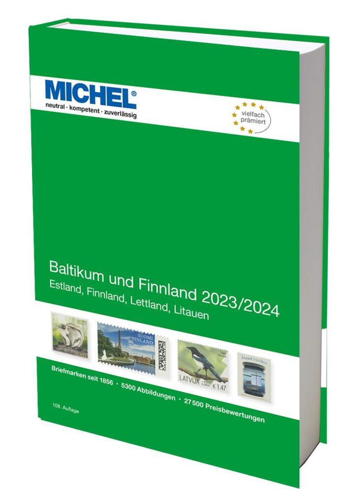 Cover: 9783954024612 | Baltikum und Finnland 2023/2024 | Europa Teil 11 | MICHEL-Redaktion