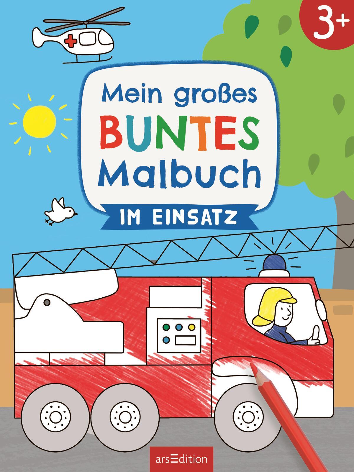 Bild: 9783845853284 | Mein großes buntes Malbuch - Im Einsatz | Ab 3 Jahren | Bellermann