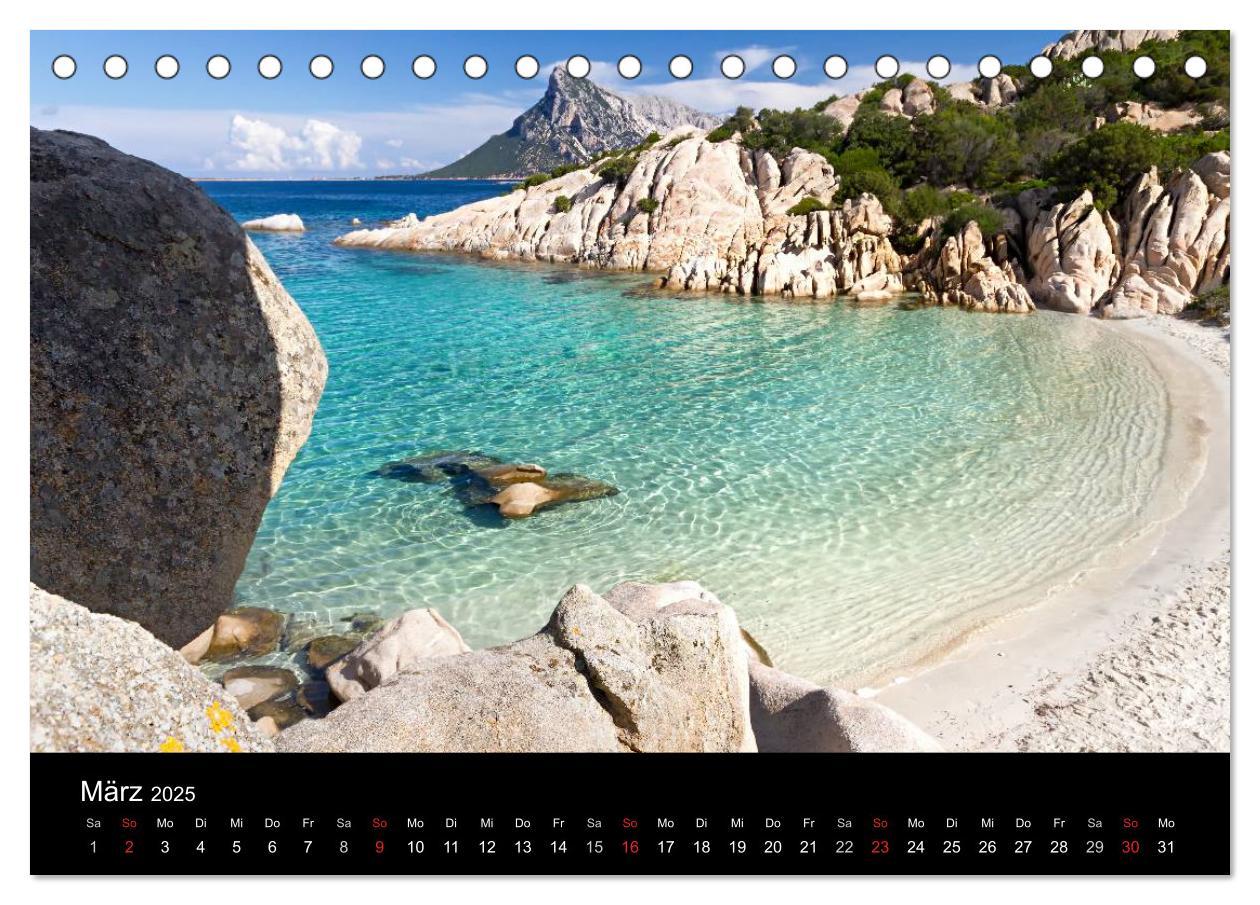 Bild: 9783435722259 | Sardinien (Tischkalender 2025 DIN A5 quer), CALVENDO Monatskalender