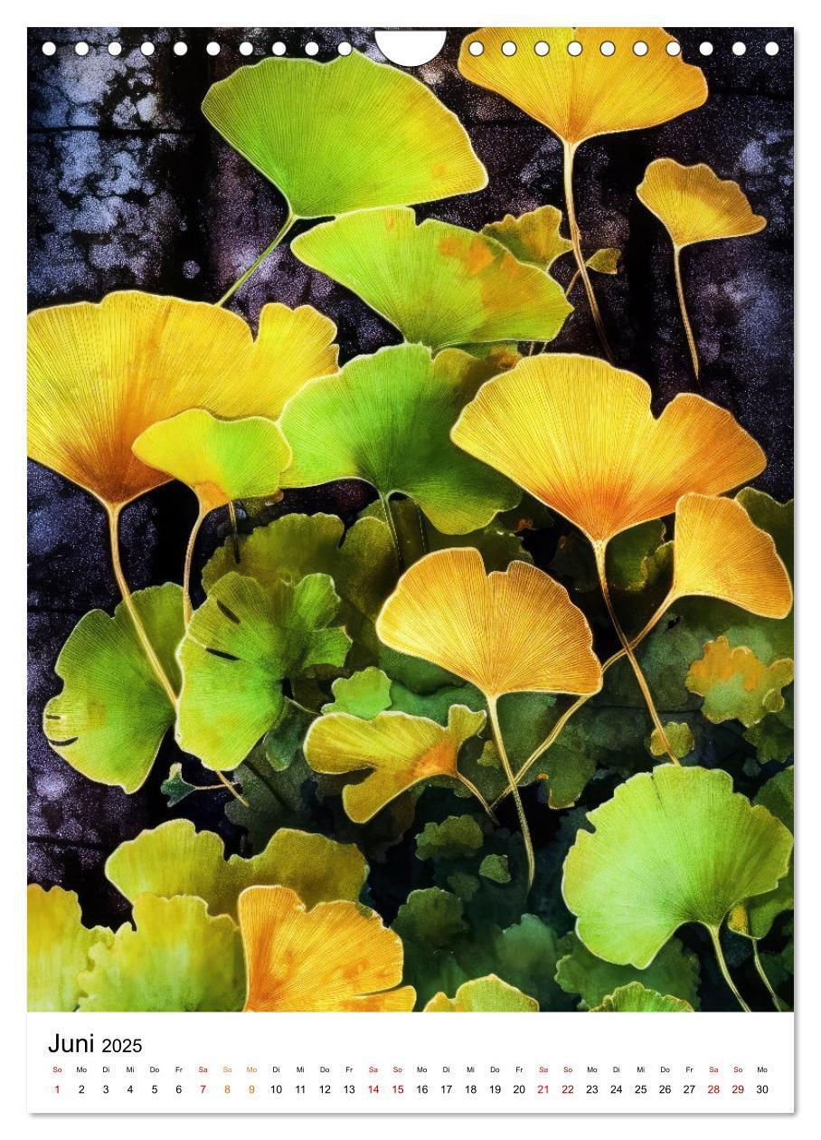 Bild: 9783435848355 | Ginkgo Biloba Schönheit (Wandkalender 2025 DIN A4 hoch), CALVENDO...