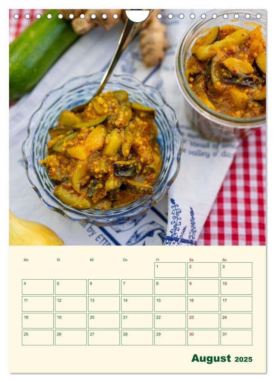 Bild: 9783435853489 | Vegetarische Vier Jahreszeiten (Wandkalender 2025 DIN A4 hoch),...