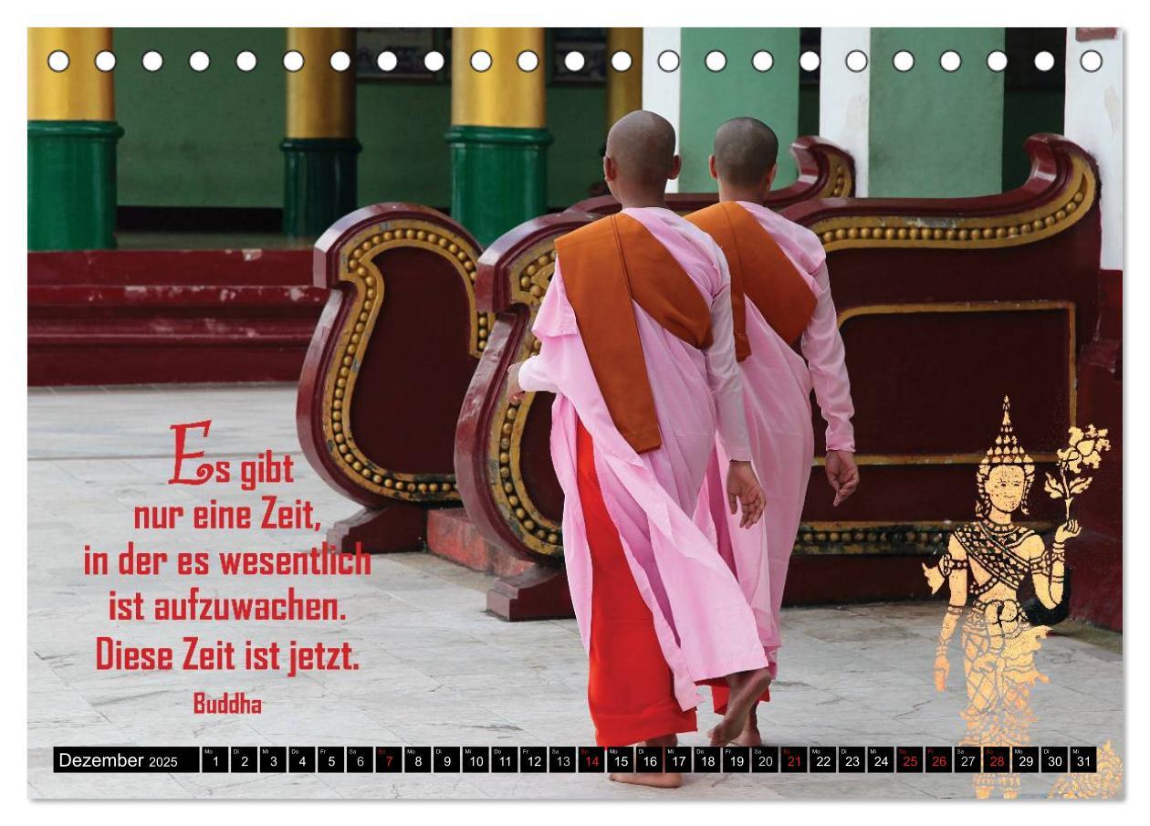 Bild: 9783435666157 | Spirituelles aus Asien - Weisheiten 2025 (Tischkalender 2025 DIN A5...