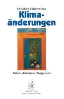 Cover: 9783540590965 | Klimaänderungen | Daten, Analysen, Prognosen | Christian Schönwiese