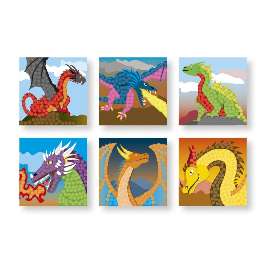 Bild: 4041077011939 | PlayMais® MOSAIC FANTASY DRAGON | Stück | Faltschachtel | 160920.18