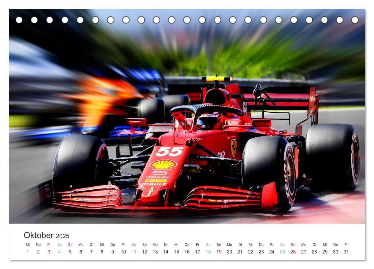 Bild: 9783435019410 | Formel 1 - Die Königsklasse (Tischkalender 2025 DIN A5 quer),...