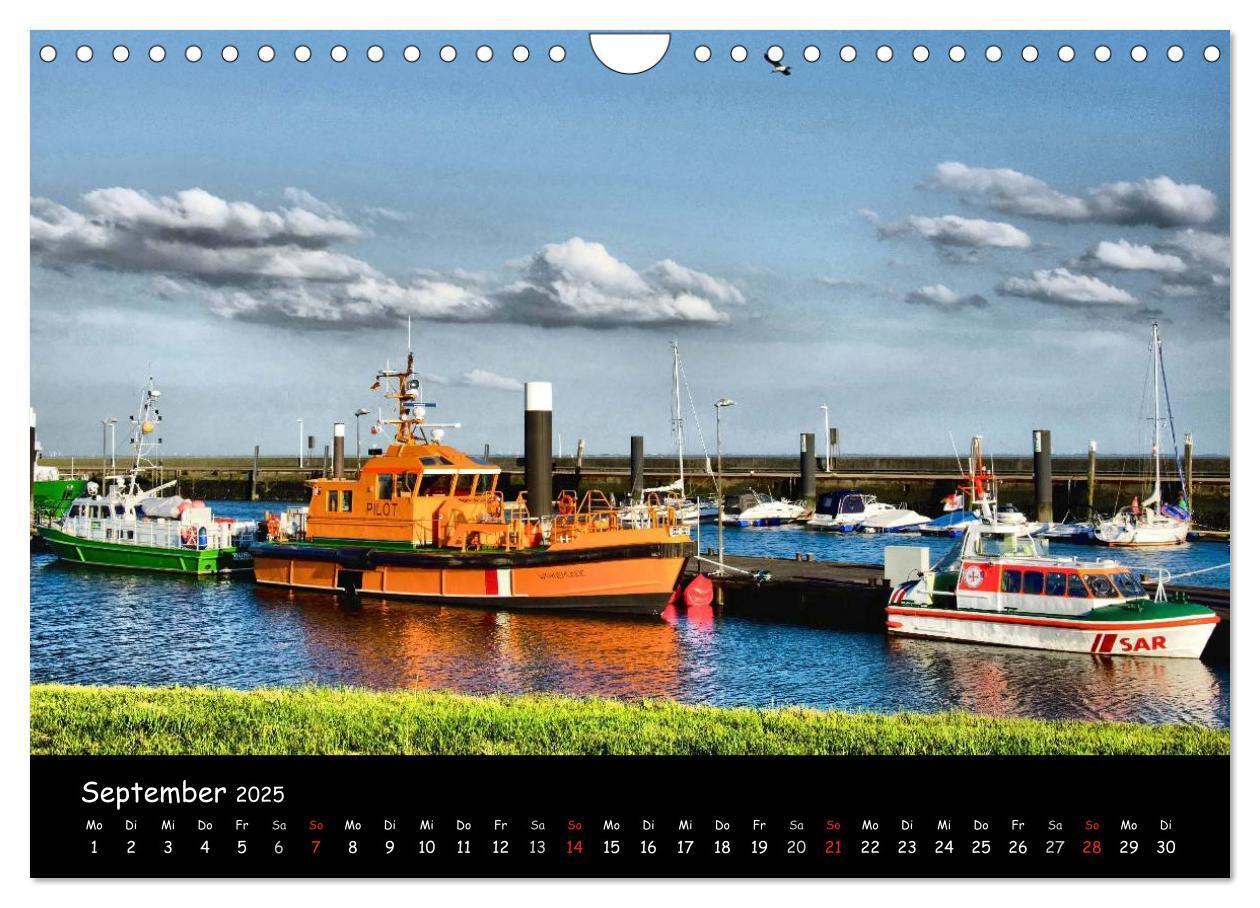 Bild: 9783435781935 | Wilhelmshaven (Wandkalender 2025 DIN A4 quer), CALVENDO Monatskalender