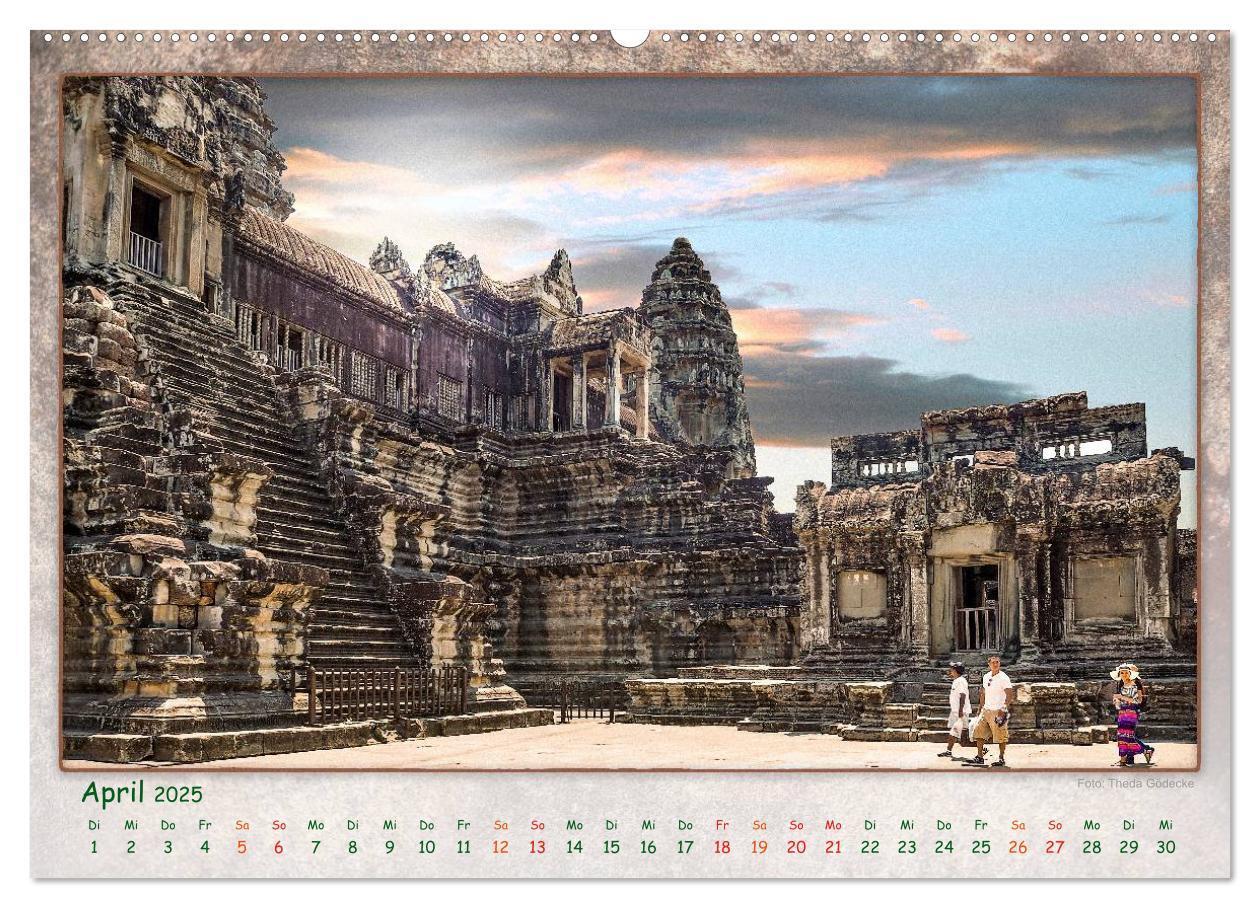 Bild: 9783435471119 | Kambodscha, Angkor Thom, Angkor Wat und Bayon (Wandkalender 2025...