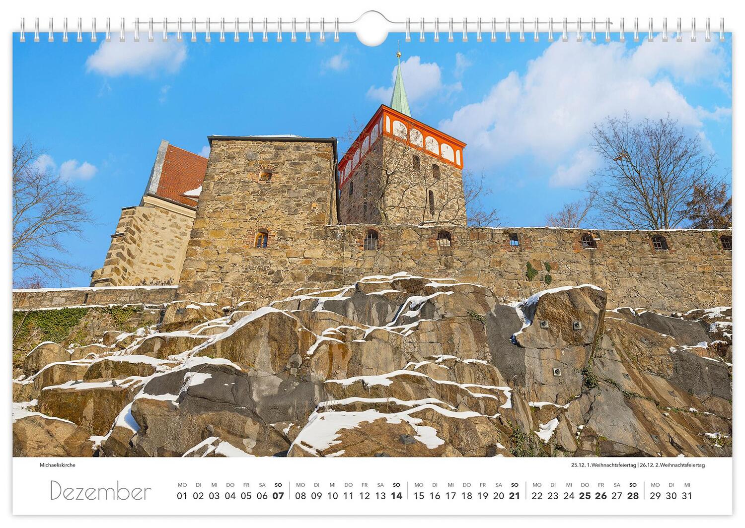 Bild: 9783910680531 | Kalender Bautzen 2025 | 45 x 30 cm weißes Kalendarium | Peter Schubert