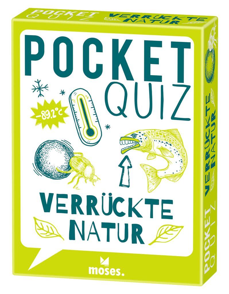 Cover: 9783964551542 | Pocket Quiz Verrückte Natur | Nicola Berger | Spiel | Pocket Quiz