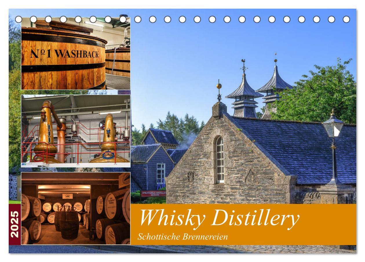 Cover: 9783435196883 | Whisky Distillery - Schottische Brennereien (Tischkalender 2025 DIN...