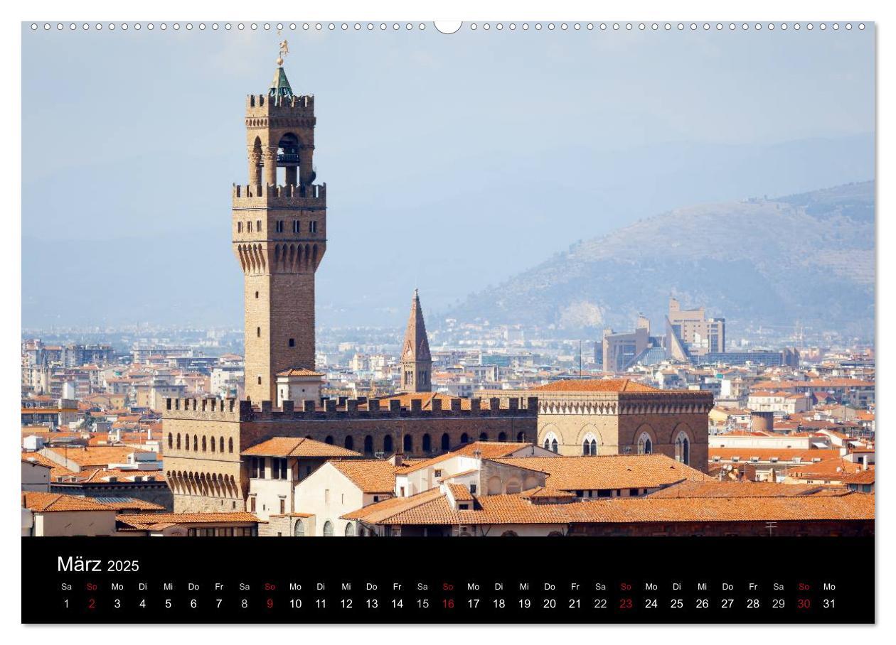 Bild: 9783435720941 | Florenz (hochwertiger Premium Wandkalender 2025 DIN A2 quer),...