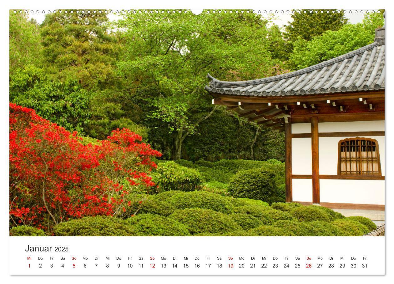 Bild: 9783383967962 | Gärten in Japan (Wandkalender 2025 DIN A2 quer), CALVENDO...