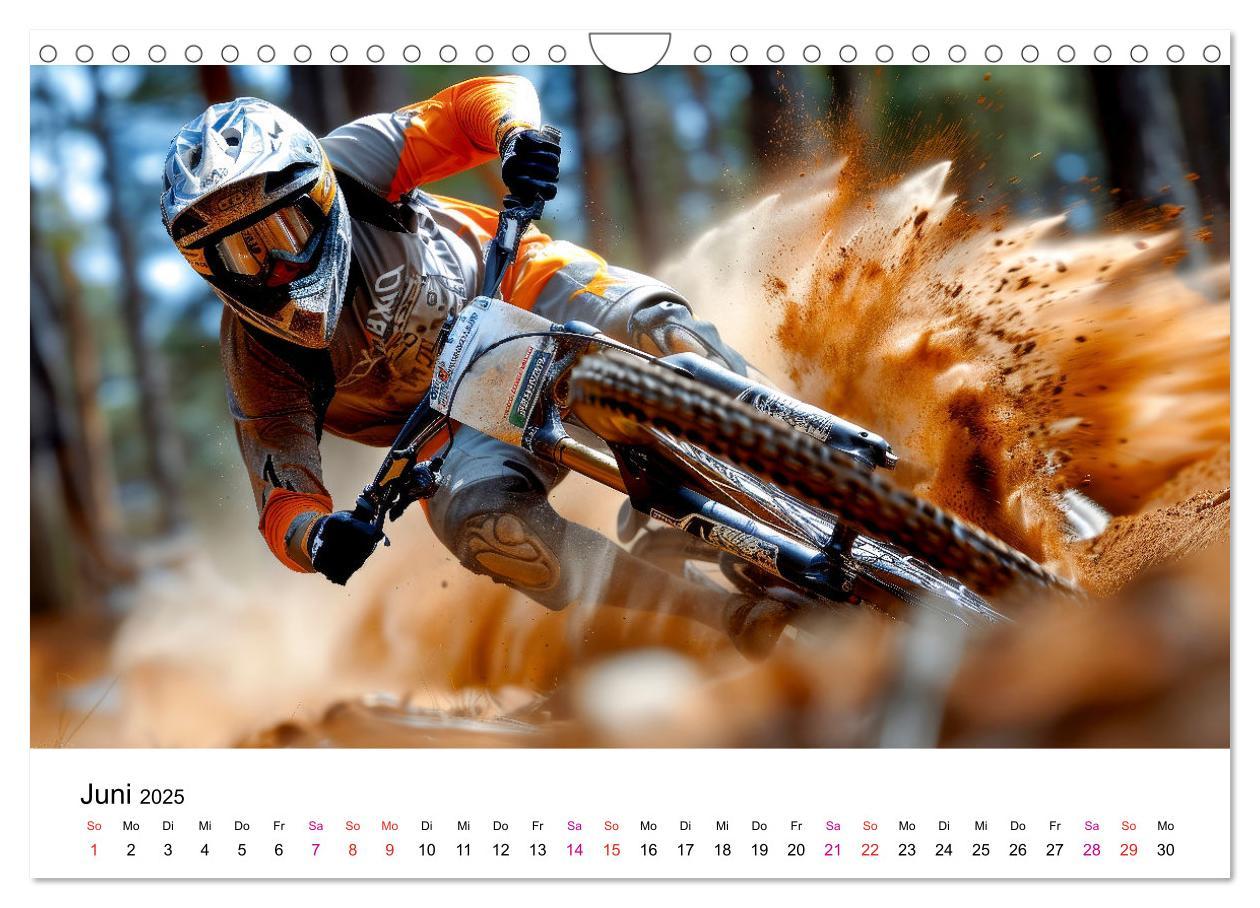 Bild: 9783457149843 | Mountainbike Erlebnisse (Wandkalender 2025 DIN A4 quer), CALVENDO...