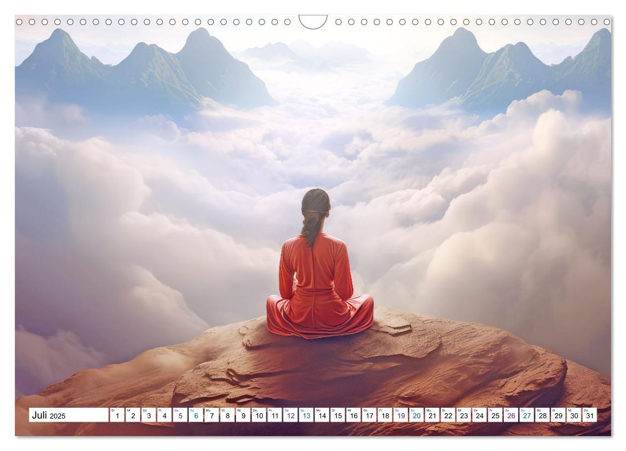 Bild: 9783383779978 | Meditation und weiter Horizont (Wandkalender 2025 DIN A3 quer),...