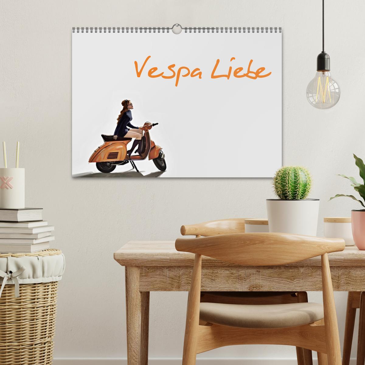 Bild: 9783383977671 | Vespa Liebe (Wandkalender 2025 DIN A3 quer), CALVENDO Monatskalender